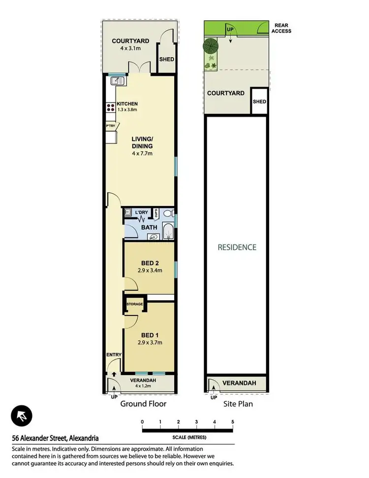 Floorplan of Homely house listing, 56 Alexander Street, Alexandria NSW 2015
