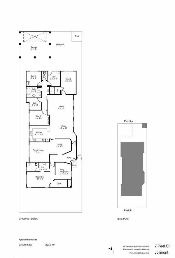Floorplan of Homely house listing, 7 Peel Street, Jolimont WA 6014
