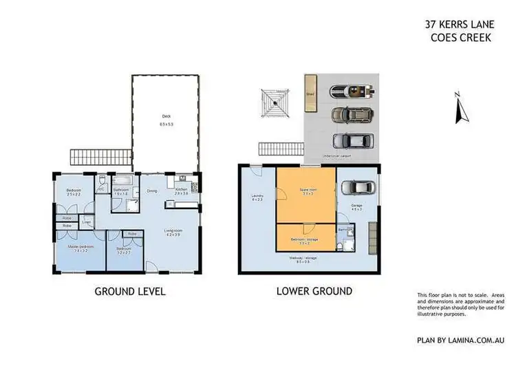 Floorplan of Homely house listing, 37 Kerrs Lane, Coes Creek QLD 4560