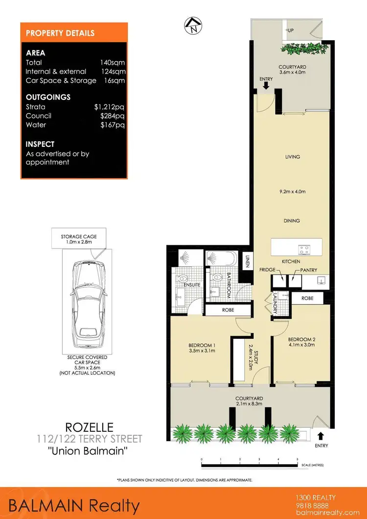 Floorplan of Homely apartment listing, 112/122 Terry Street, Rozelle NSW 2039