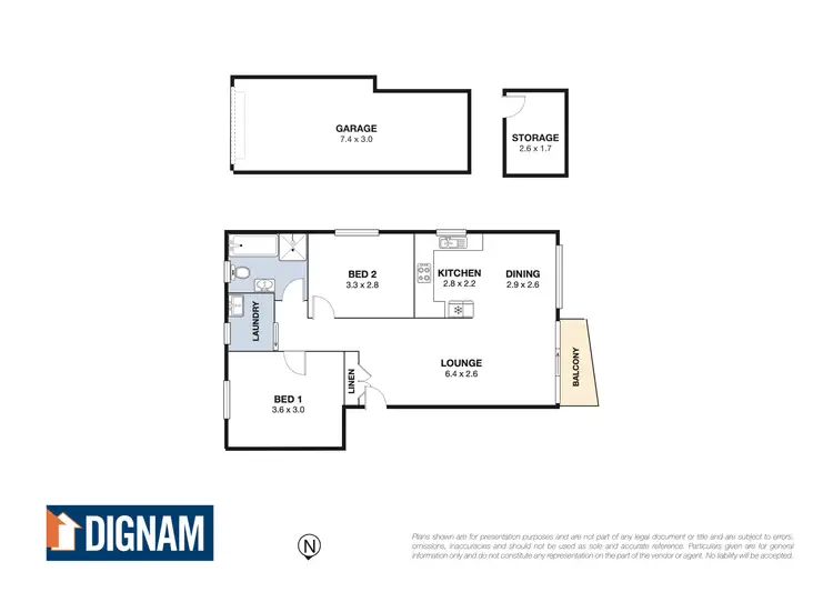 Floorplan of Homely unit listing, 3/7 David Street, West Wollongong NSW 2500