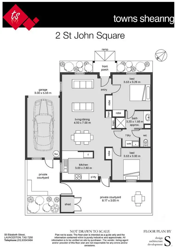 Floorplan of Homely house listing, 2 St John Square, Launceston TAS 7250