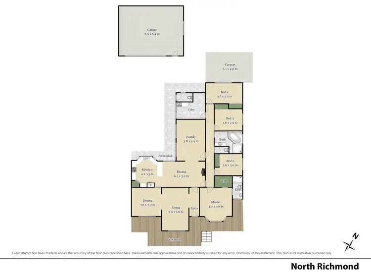 Floorplan of Homely house listing, 125 Keda Circuit, North Richmond NSW 2754