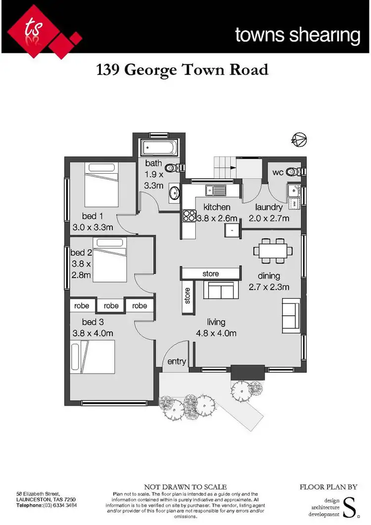 Floorplan of Homely house listing, 139 George Town Road, Newnham TAS 7248