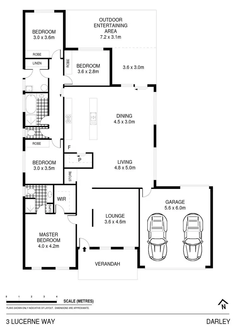 Floorplan of Homely house listing, 3 Lucerne Way, Bacchus Marsh VIC 3340