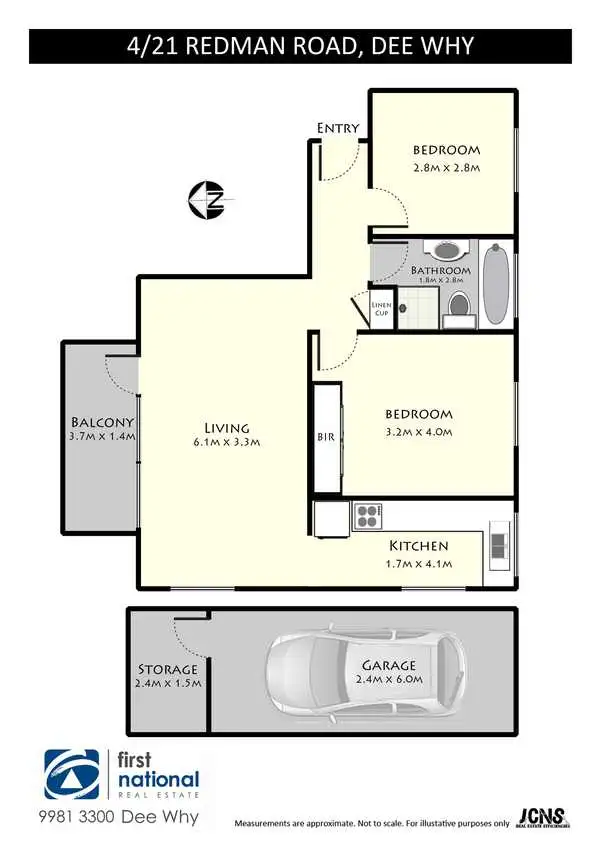 Floorplan of Homely apartment listing, 4/21 Redman Road, Dee Why NSW 2099