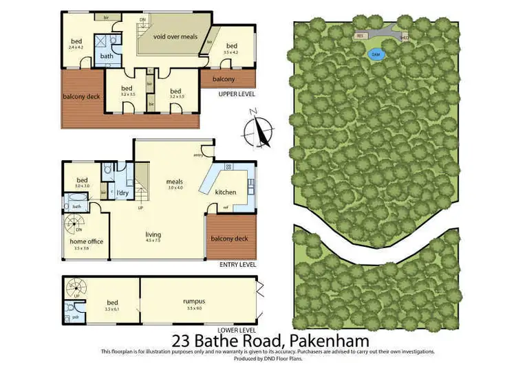 Floorplan of Homely house listing, 23 Bathe Road, Pakenham VIC 3810