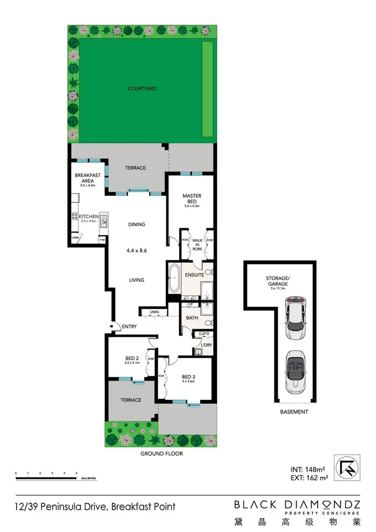 Floorplan of Homely apartment listing, 12/39 Peninsular Drive, Breakfast Point NSW 2137