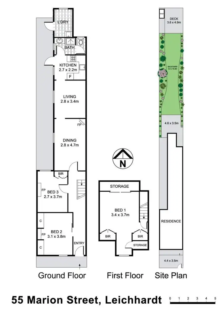 Floorplan of Homely house listing, 55 Marion Street, Leichhardt NSW 2040
