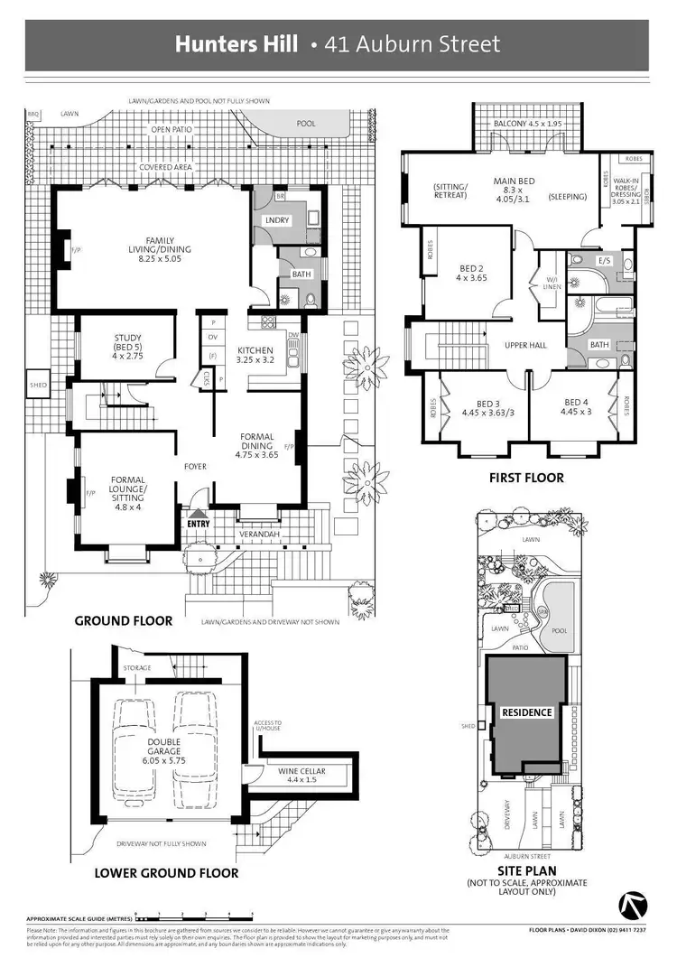 Floorplan of Homely house listing, 41 Auburn Street, Hunters Hill NSW 2110