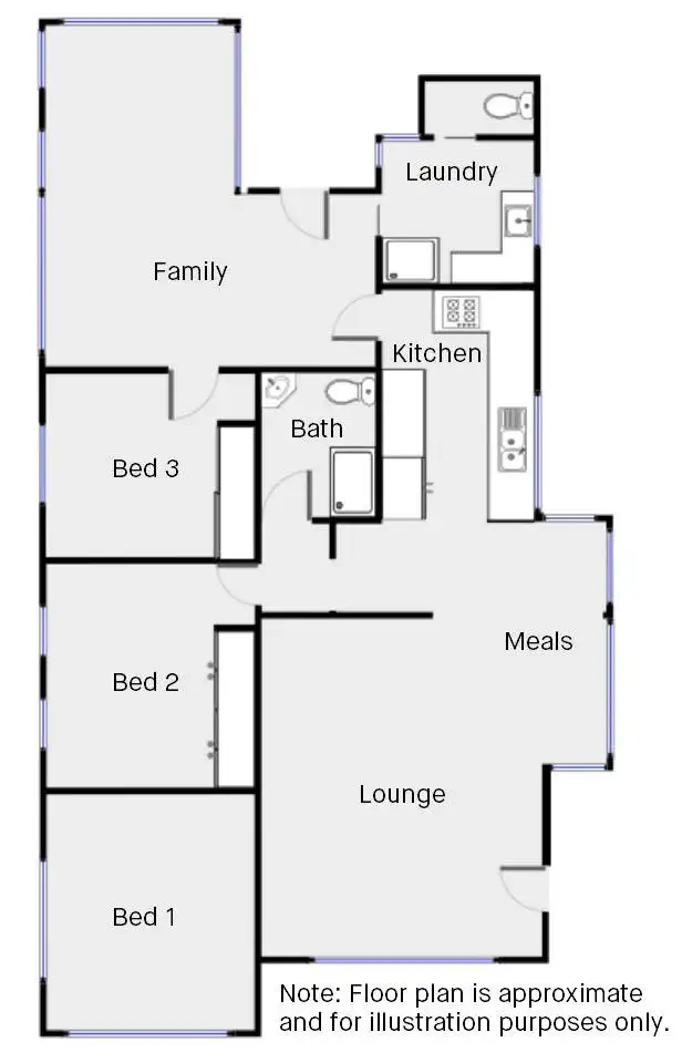 Floorplan of Homely house listing, 180 Thirteenth Street, Mildura VIC 3500