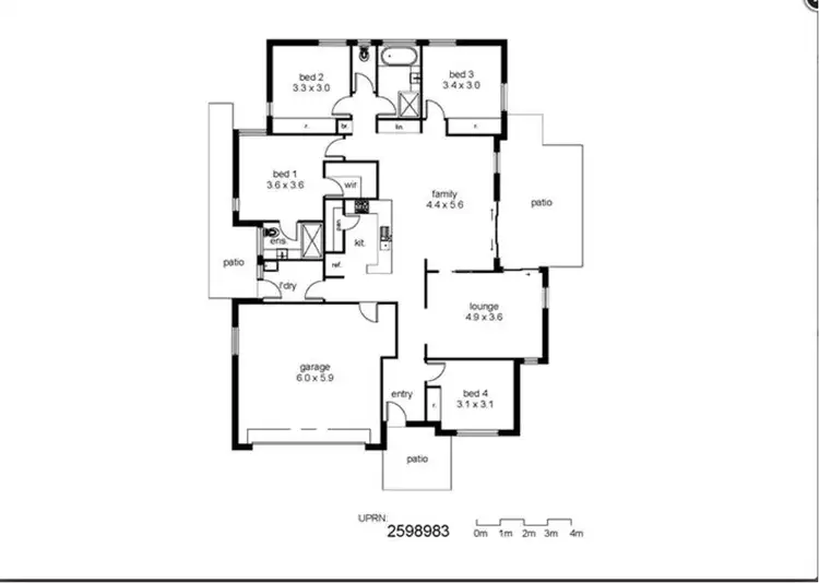 Floorplan of Homely house listing, Address available on request