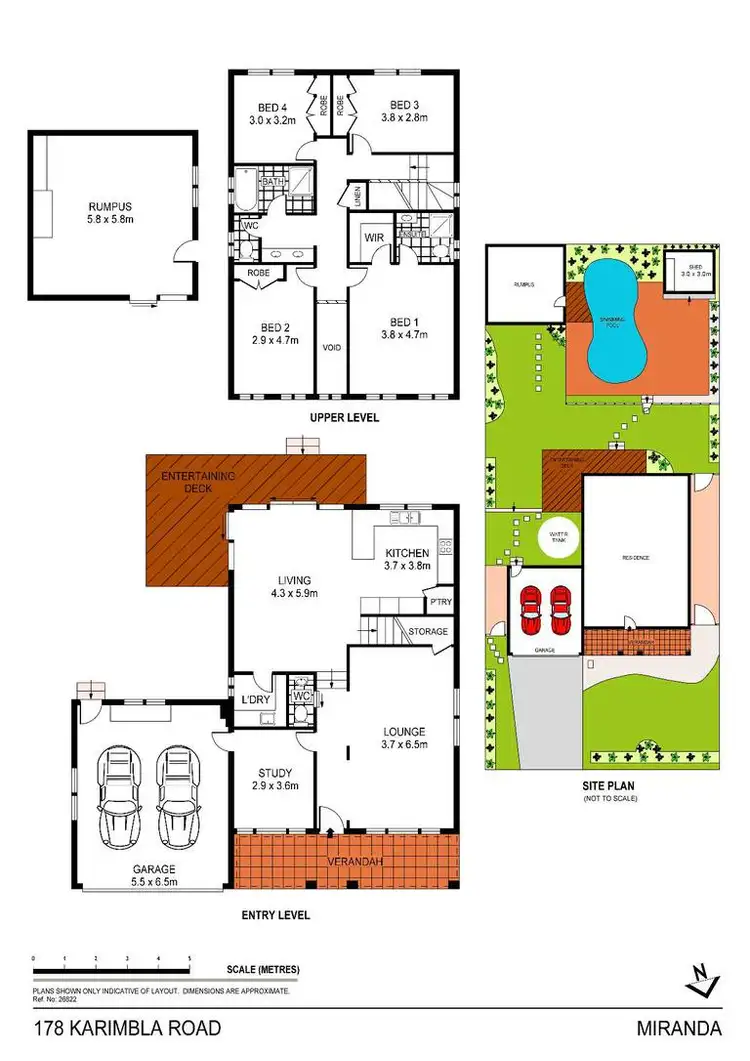 Floorplan of Homely house listing, 178 Karimbla Road, Miranda NSW 2228