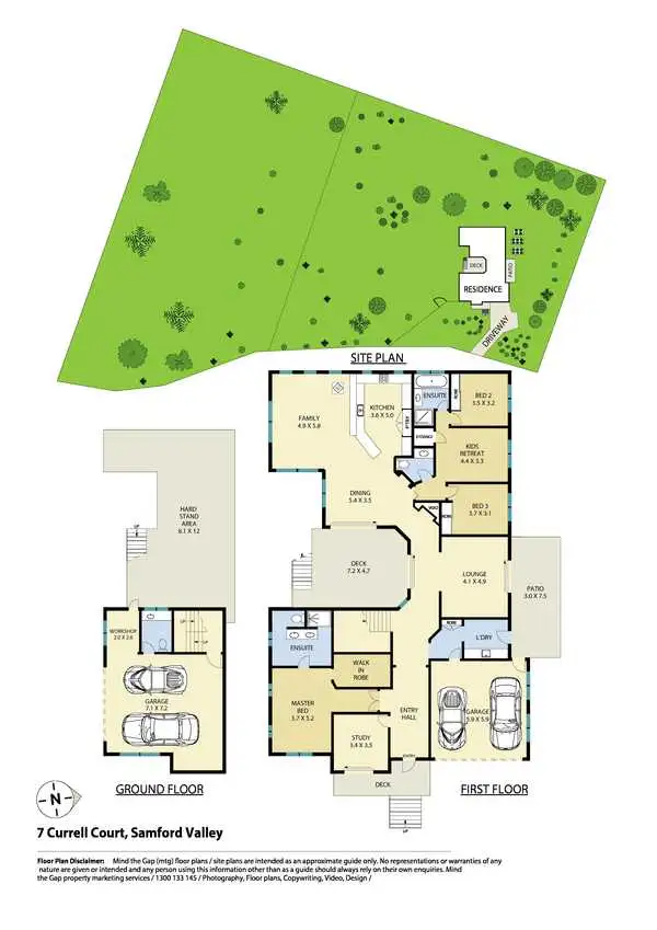 Floorplan of Homely house listing, 7 Currell Circuit, Samford Valley QLD 4520