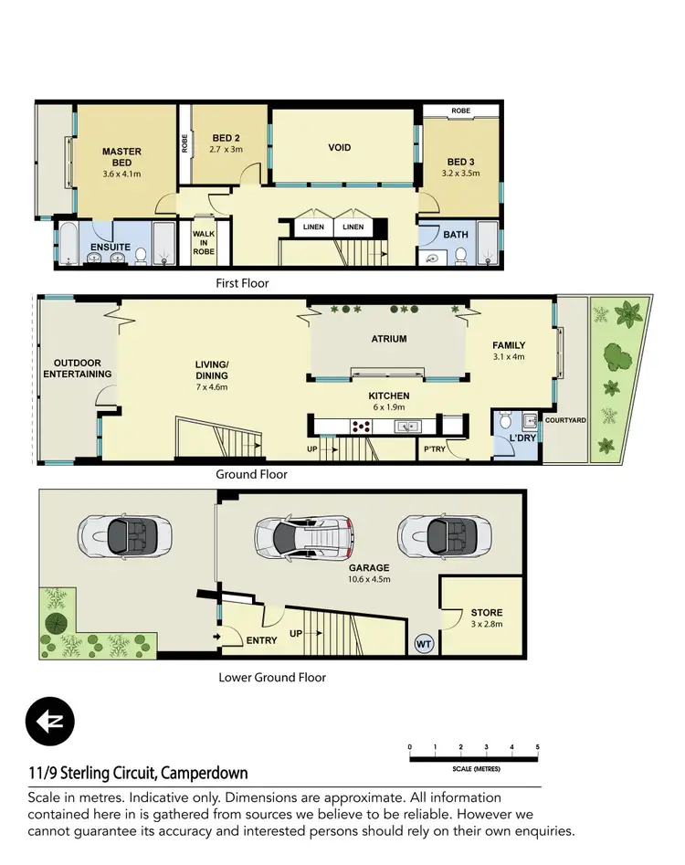 Floorplan of Homely terrace listing, 11 Sterling Circuit, Camperdown NSW 2050