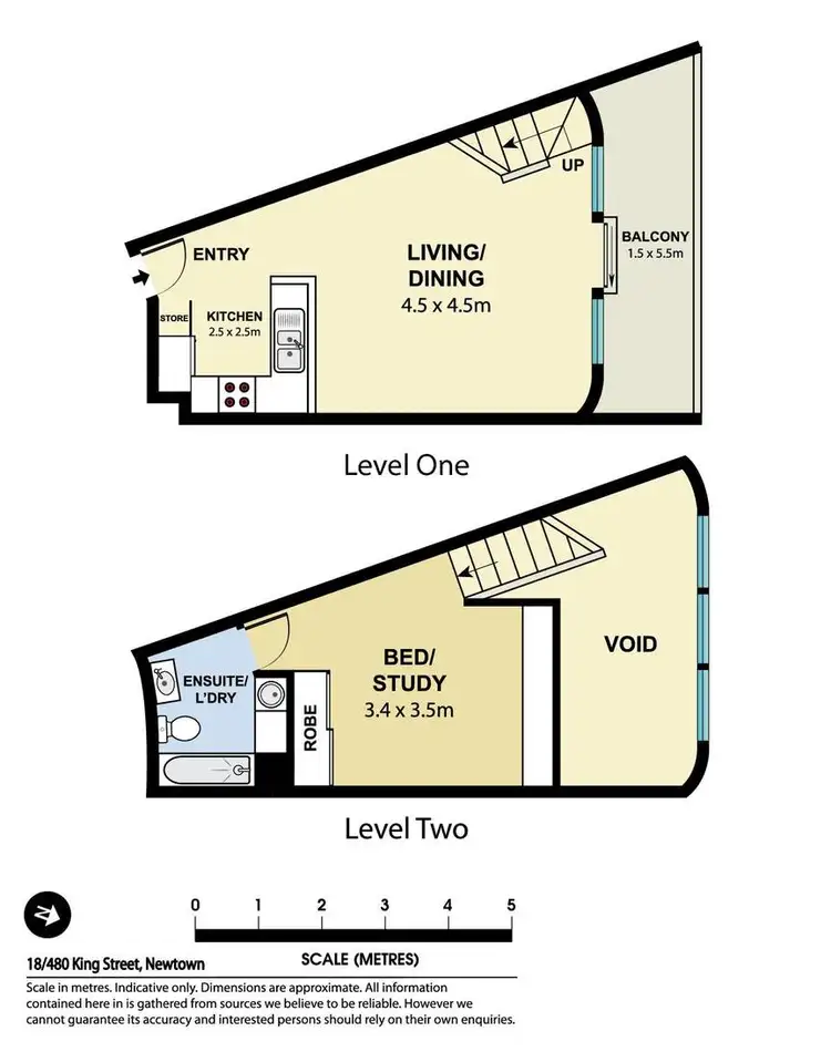 Floorplan of Homely apartment listing, 18/480 King Street, Newtown NSW 2042
