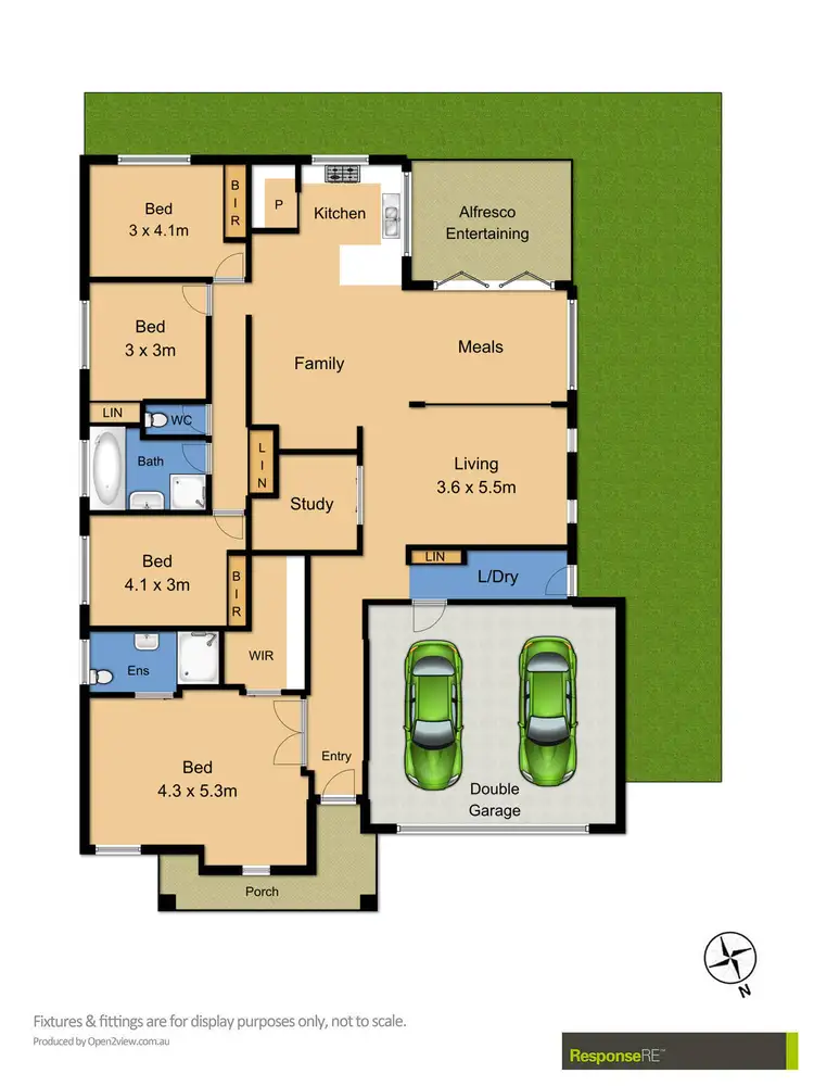 Floorplan of Homely house listing, 16 Teague Street, Kellyville Ridge NSW 2155