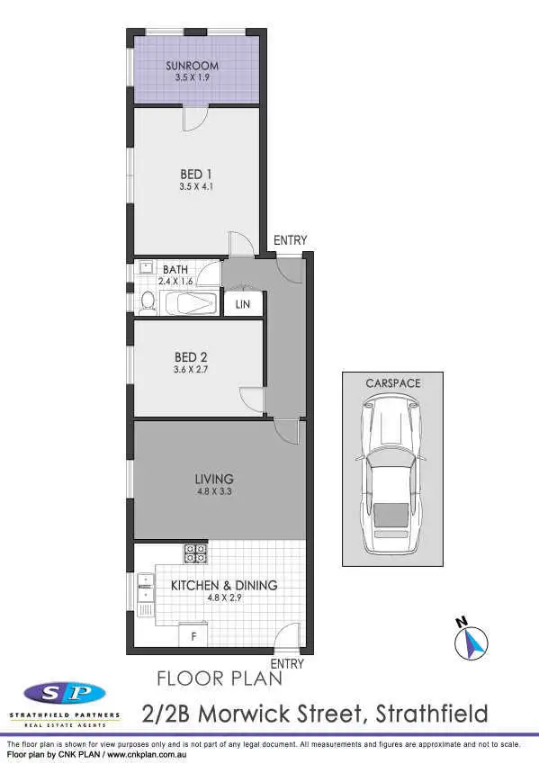 Floorplan of Homely apartment listing, 2/2B Morwick Street, Strathfield NSW 2135