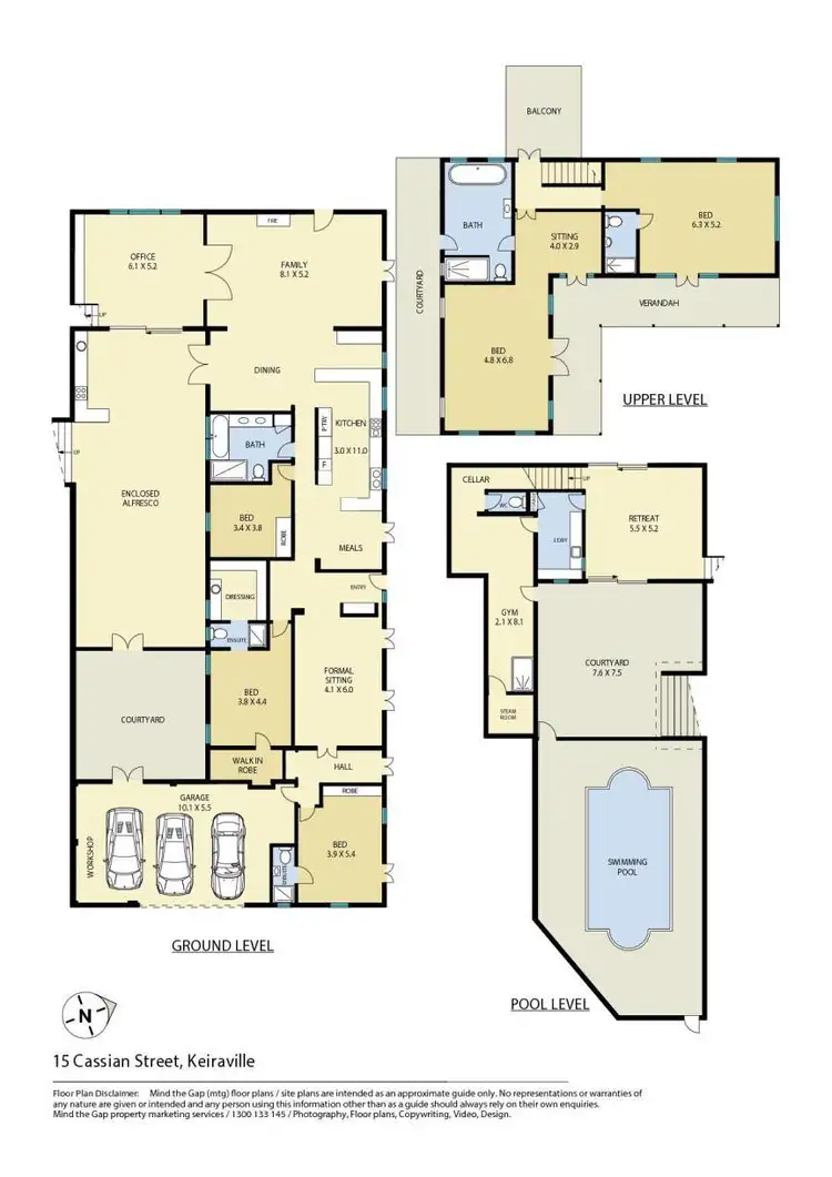 Floorplan of Homely house listing, 15 Cassian Street, Keiraville NSW 2500
