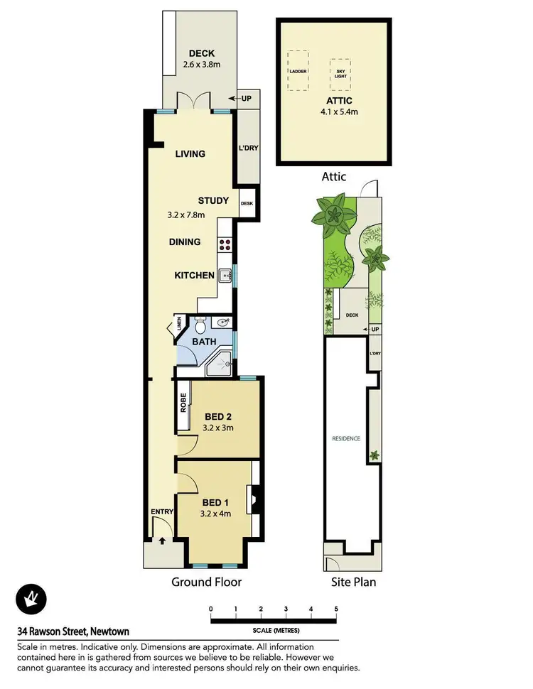 Floorplan of Homely house listing, 34 Rawson Street, Newtown NSW 2042