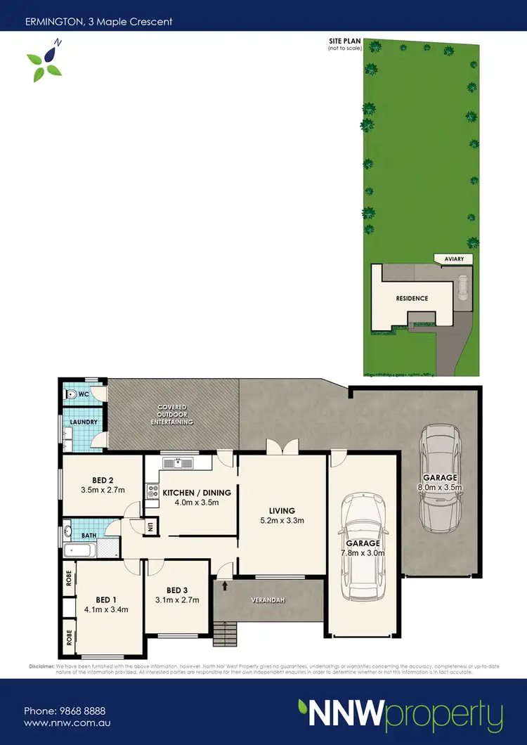 Floorplan of Homely house listing, 3 Maple Crescent, Ermington NSW 2115