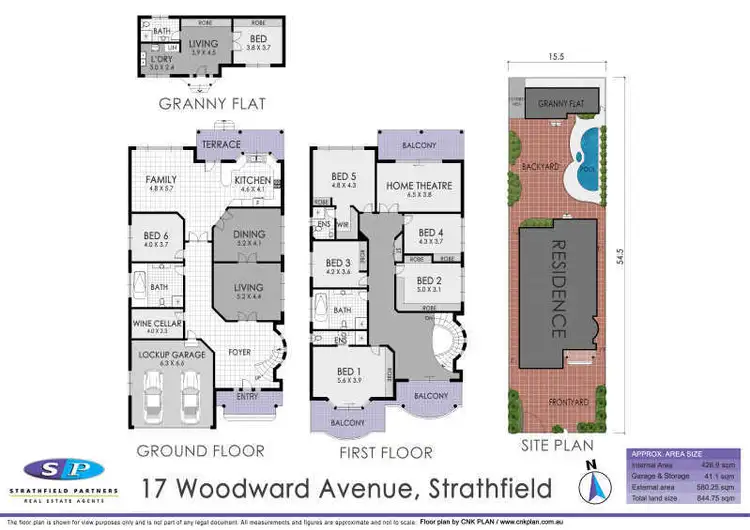 Floorplan of Homely house listing, 17 Woodward Avenue, Strathfield NSW 2135