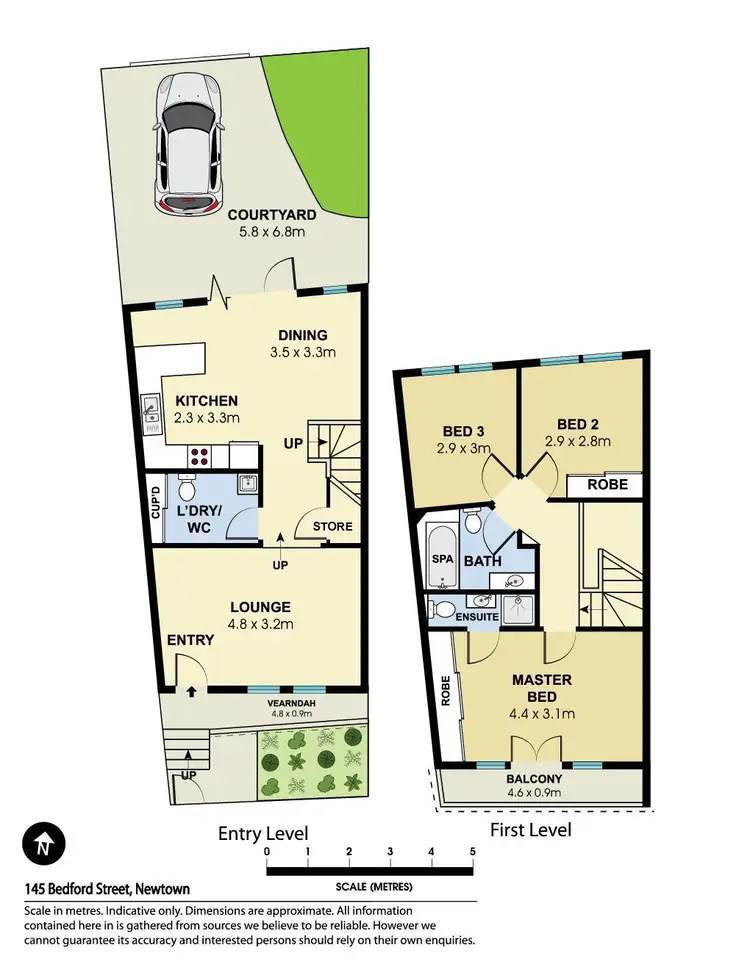 Floorplan of Homely house listing, 145 Bedford Street, Newtown NSW 2042