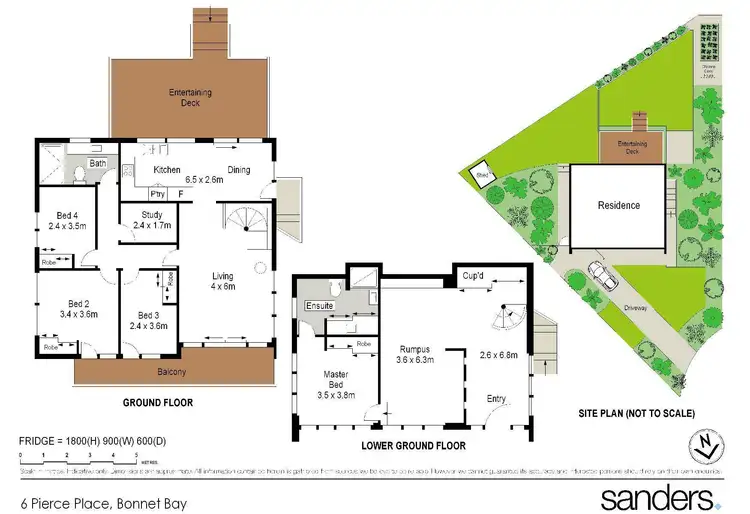 Floorplan of Homely house listing, 6 Pierce Place, Bonnet Bay NSW 2226