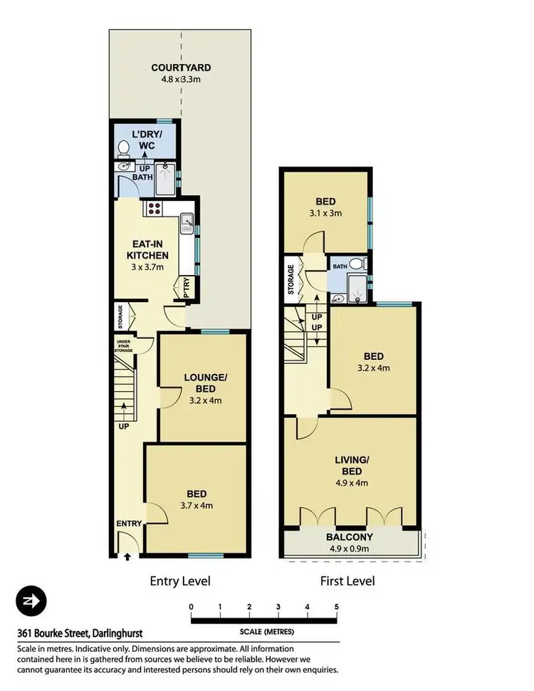 Floorplan of Homely house listing, 361 Bourke Street, Darlinghurst NSW 2010