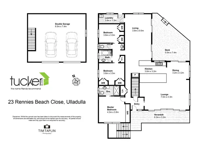 Floorplan of Homely house listing, 23 Rennies Beach Close, Ulladulla NSW 2539
