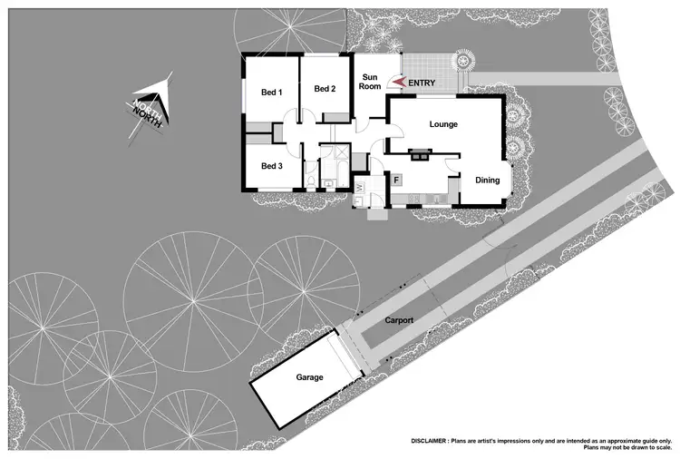 Floorplan of Homely house listing, 8 Bayley Street, Narrabundah ACT 2604