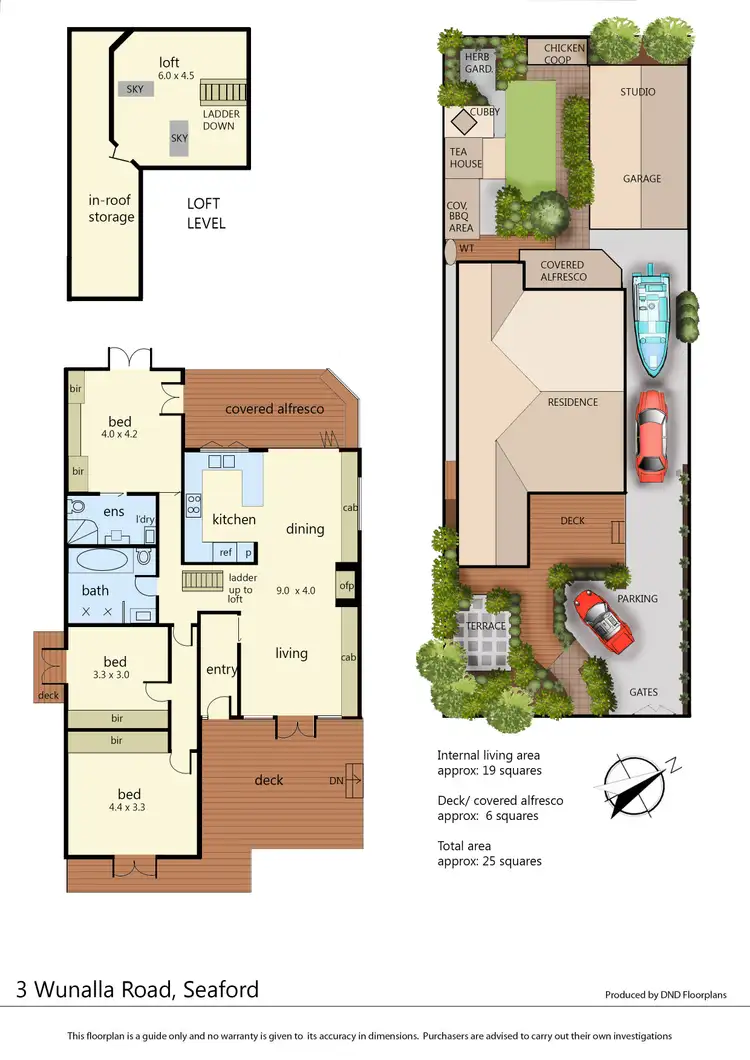 Floorplan of Homely house listing, 3 Wunalla Road, Seaford VIC 3198