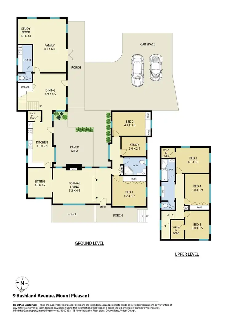 Floorplan of Homely house listing, 9 Bushland Avenue, Mount Pleasant NSW 2519