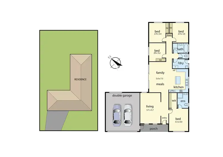 Floorplan of Homely house listing, 16 Burnnett Court, Longwarry VIC 3816