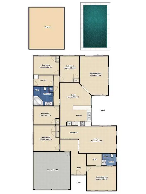 Floorplan of Homely house listing, 18 Miri Crescent, Holsworthy NSW 2173