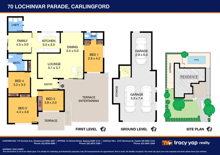 Floorplan of Homely house listing, 70 Lochinvar Parade, Carlingford NSW 2118