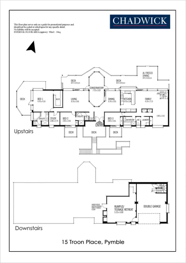 Floorplan of Homely house listing, 15 Troon Place, Pymble NSW 2073