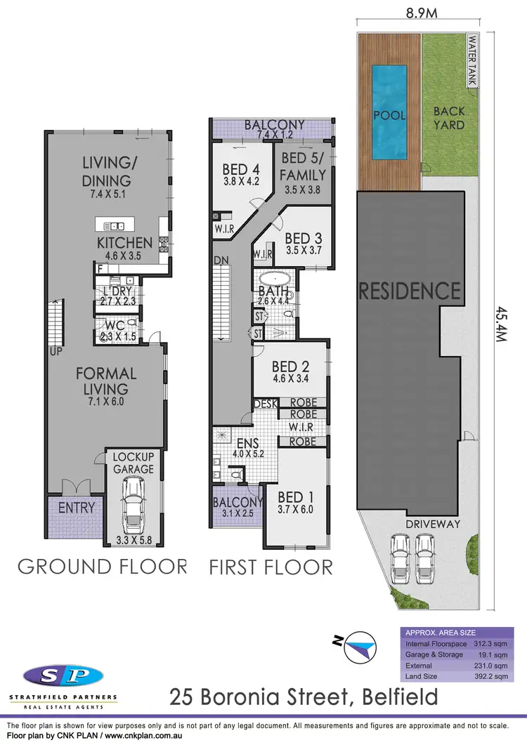 Floorplan of Homely house listing, 25A Boronia Street, Belfield NSW 2191