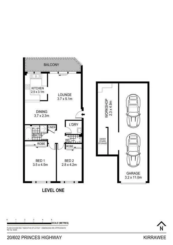 Floorplan of Homely apartment listing, 20/602-608 Princes Highway, Kirrawee NSW 2232