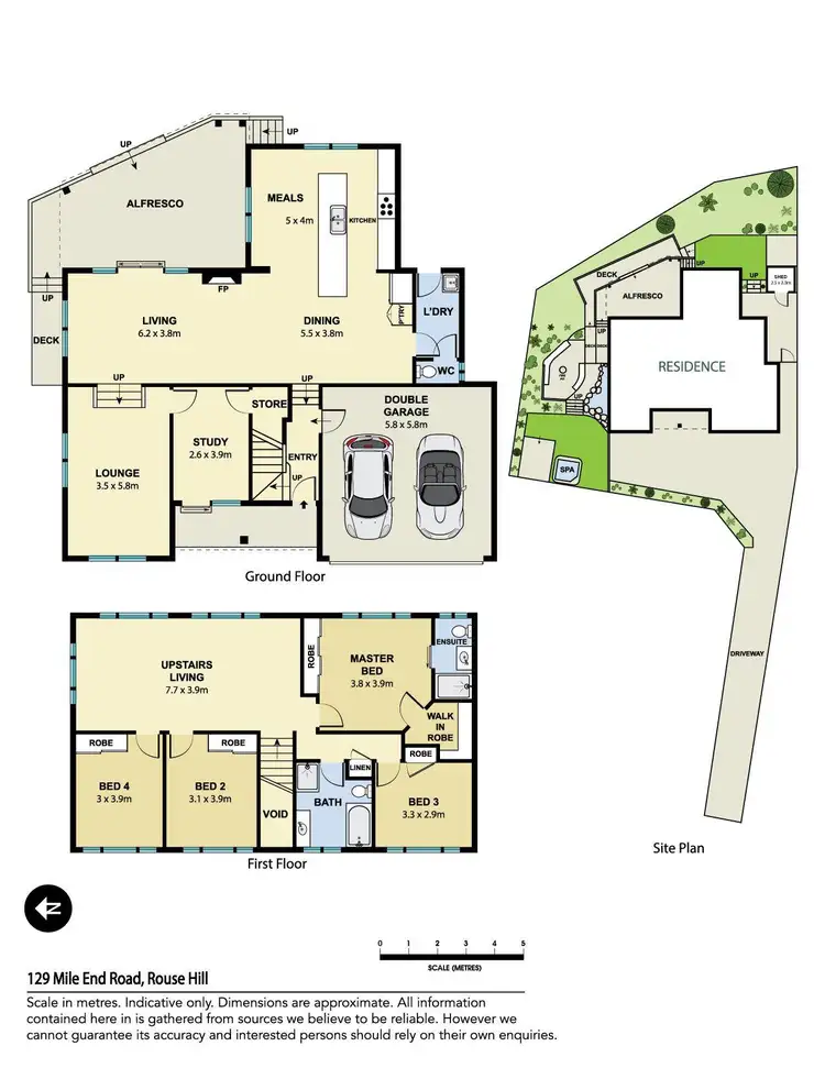 Floorplan of Homely house listing, 129 Mile End Road, Rouse Hill NSW 2155