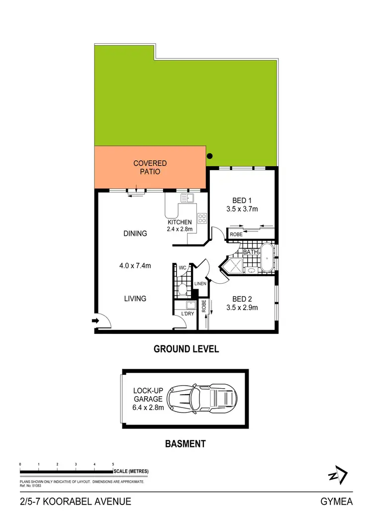 Floorplan of Homely unit listing, 2/5-7 Koorabel Avenue, Gymea NSW 2227