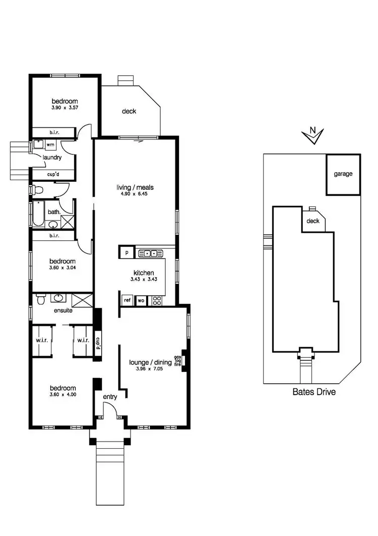 Floorplan of Homely house listing, 29 Bates Drive, Williamstown VIC 3016