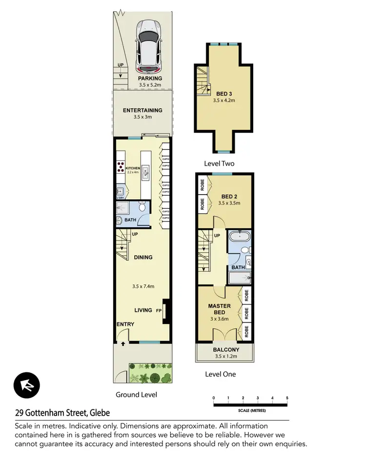 Floorplan of Homely terrace listing, 29 Gottenham Street, Glebe NSW 2037