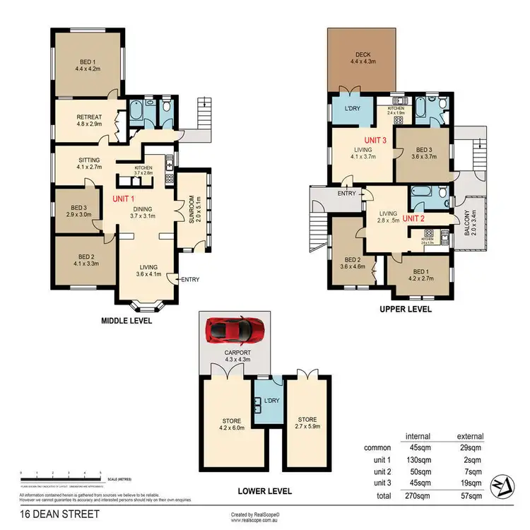 Floorplan of Homely house listing, 16 Dean Street, Toowong QLD 4066