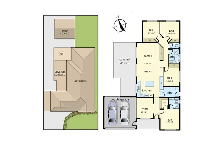 Floorplan of Homely house listing, 19 Freeman Drive, Pakenham VIC 3810