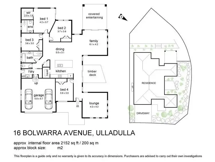 Floorplan of Homely house listing, 16 Bolwarra Avenue, Ulladulla NSW 2539