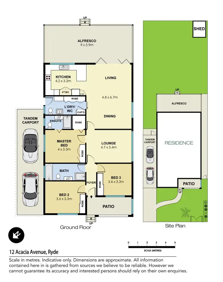 Floorplan of Homely house listing, 12 Acacia Avenue, Ryde NSW 2112
