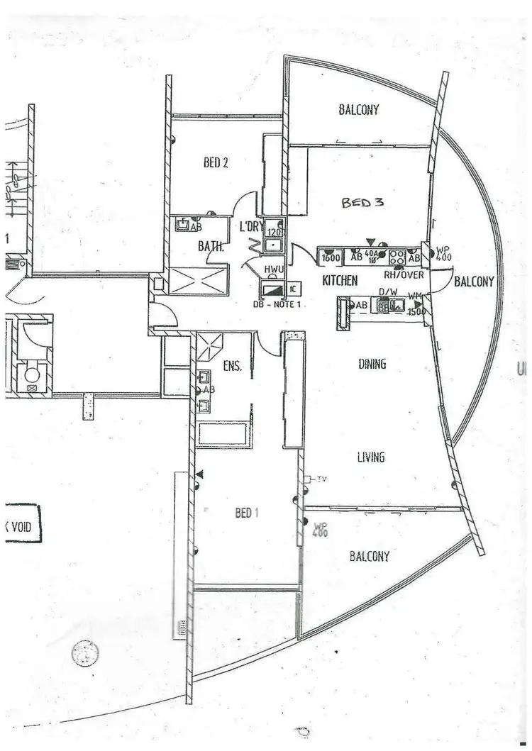 Floorplan of Homely unit listing, 202/6 Tarcoola Crescent, Chevron Island QLD 4217