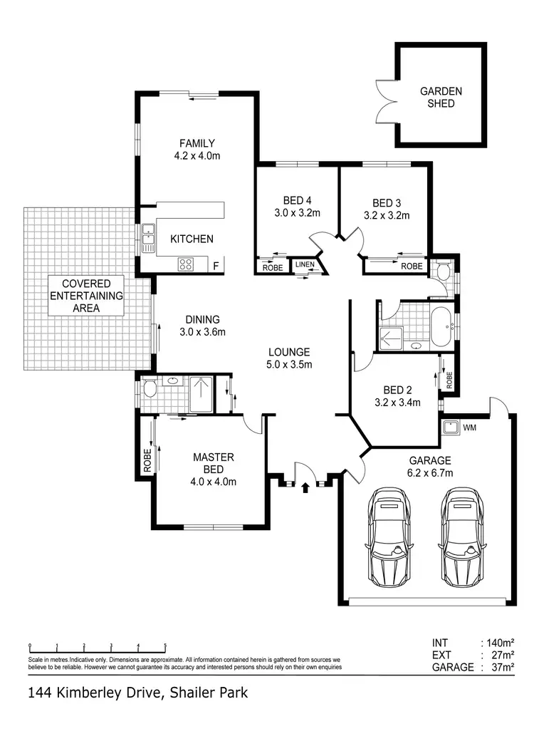 Floorplan of Homely house listing, 144 Kimberley Drive, Shailer Park QLD 4128