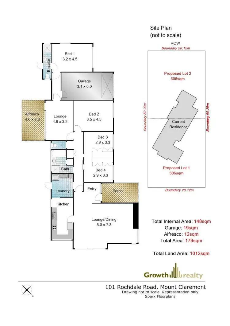 Floorplan of Homely house listing, 101 Rochdale Road, Mount Claremont WA 6010